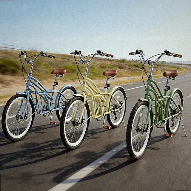 24 Inch Adult Commuter Bike 6 Speed Steel Frame Multiple Colors Urban Ride