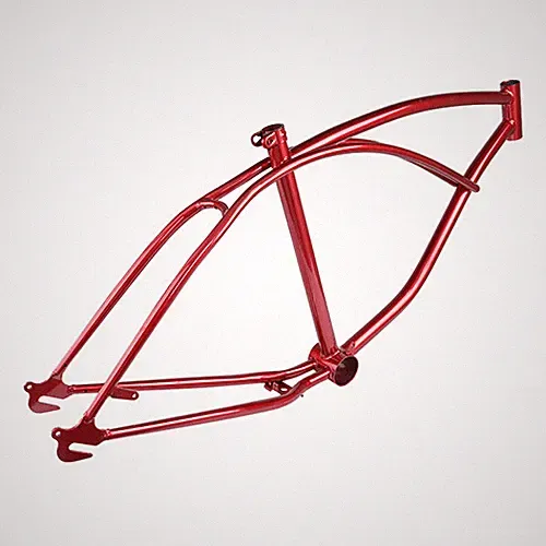 OG Red Bike Frame for 24" Bicycles Lowrider Beach Cruiser Steel