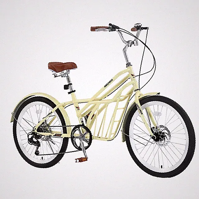Versatile 6-Speed Commuter Bike, 24-Inch Steel Frame, Easy Assembly, Comfortable